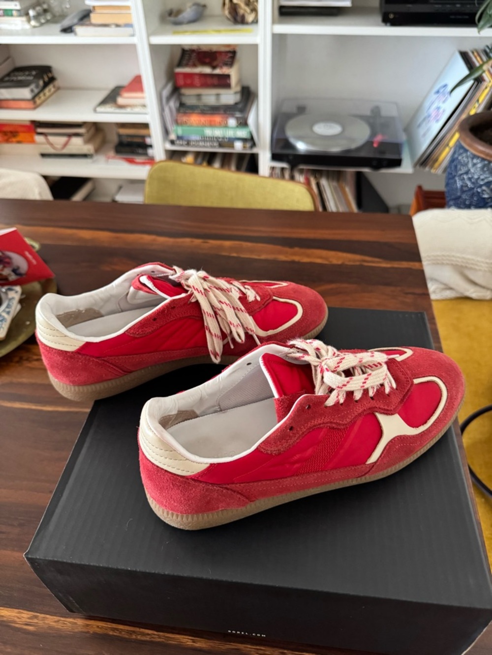 Alohas TB.490 RIFE SHEEN RED LEATHER - Picture 5 of 6